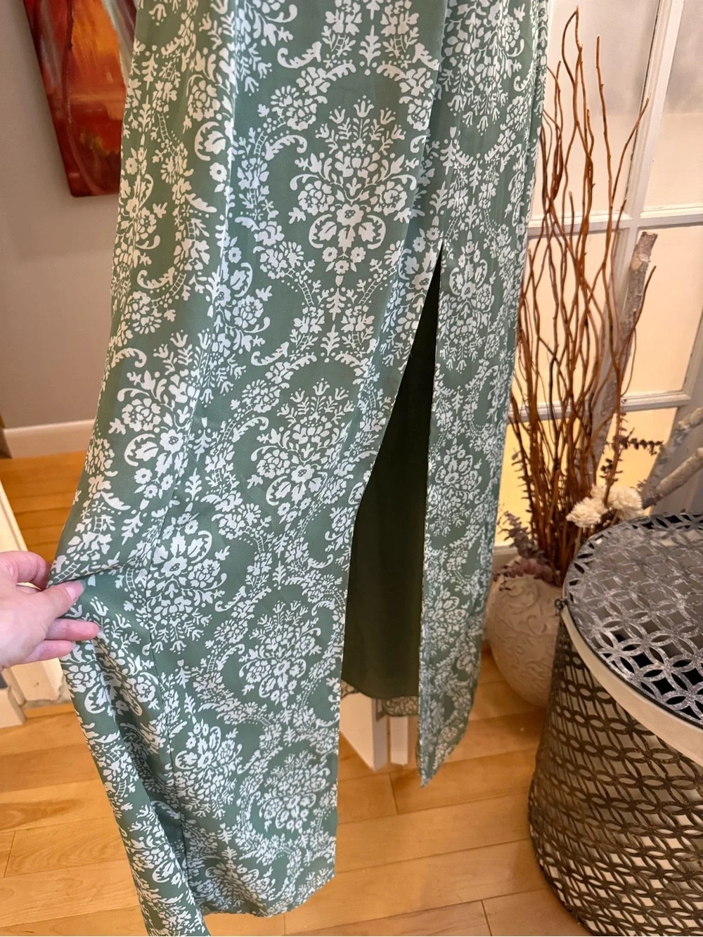 ✨Abercrombie & Fitch Green Maxi Dress XS✨
